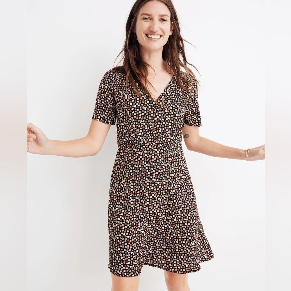 Madewell Dawnflower Mini Dress in Petite Blooms, Size 12